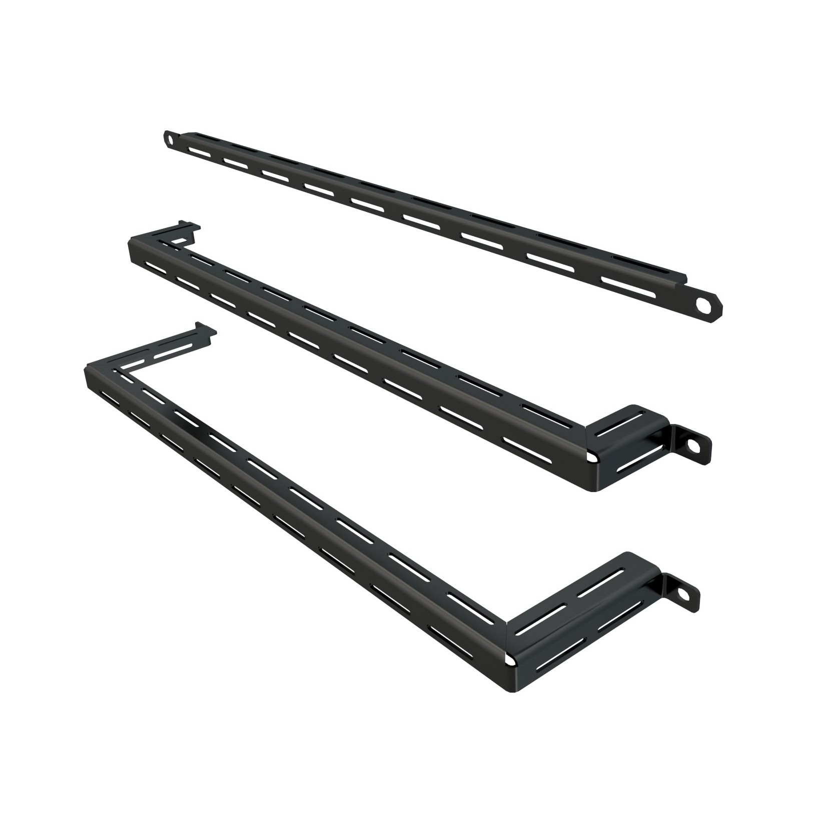 19" Slotted Cables Lacing Bar