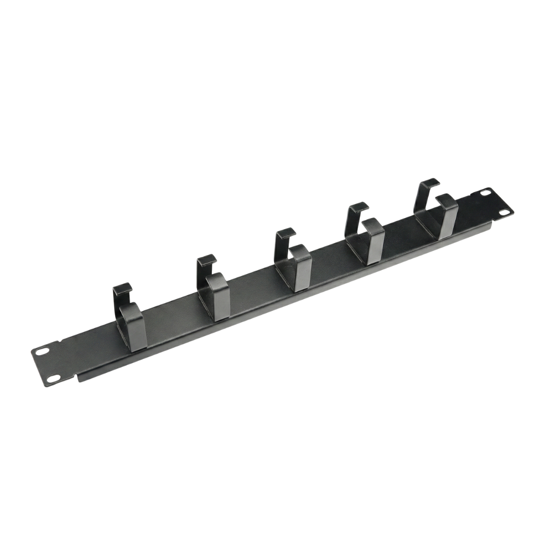 19″ Cable Management Plate with Medium Hooks